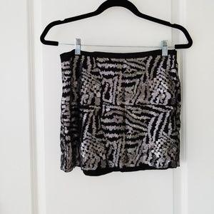 Theory Sequined Skirt NWT Size 2